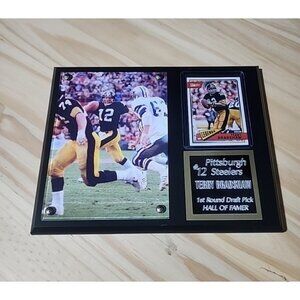 TERRY BRADSHAW #12 Pittsburgh Steelers 1st Round Draft Pick Hall of Famer...